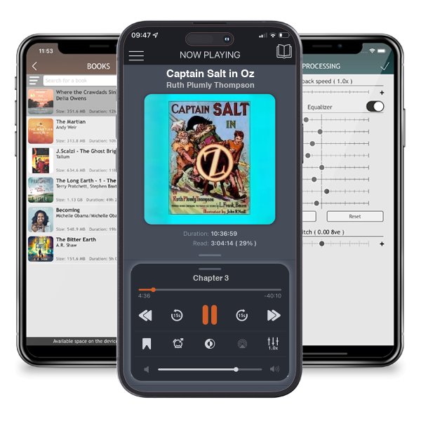 Download fo free audiobook Captain Salt in Oz by Ruth Plumly Thompson and listen anywhere on your iOS devices in the ListenBook app.