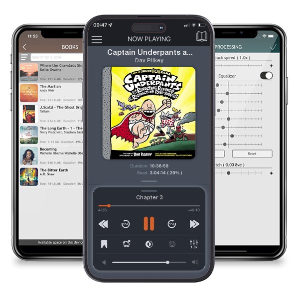 Download fo free audiobook Captain Underpants and the Revolting Revenge of the Radioactive Robo-Boxers by Dav Pilkey and listen anywhere on your iOS devices in the ListenBook app.
