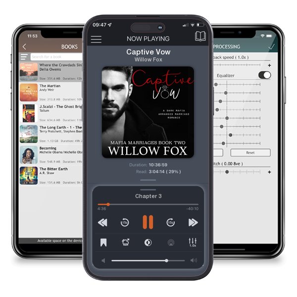 Download fo free audiobook Captive Vow by Willow Fox and listen anywhere on your iOS devices in the ListenBook app.
