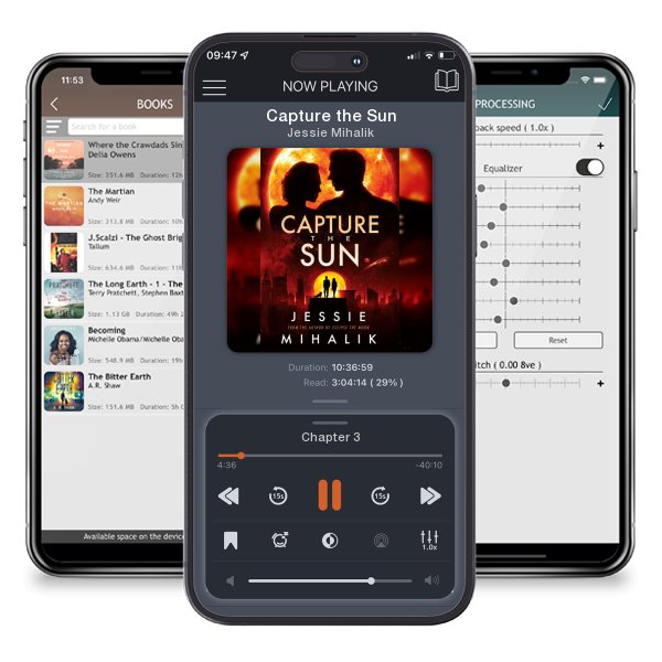 Download fo free audiobook Capture the Sun by Jessie Mihalik and listen anywhere on your iOS devices in the ListenBook app.