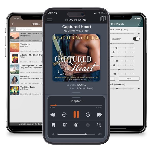 Download fo free audiobook Captured Heart by Heather McCollum and listen anywhere on your iOS devices in the ListenBook app.