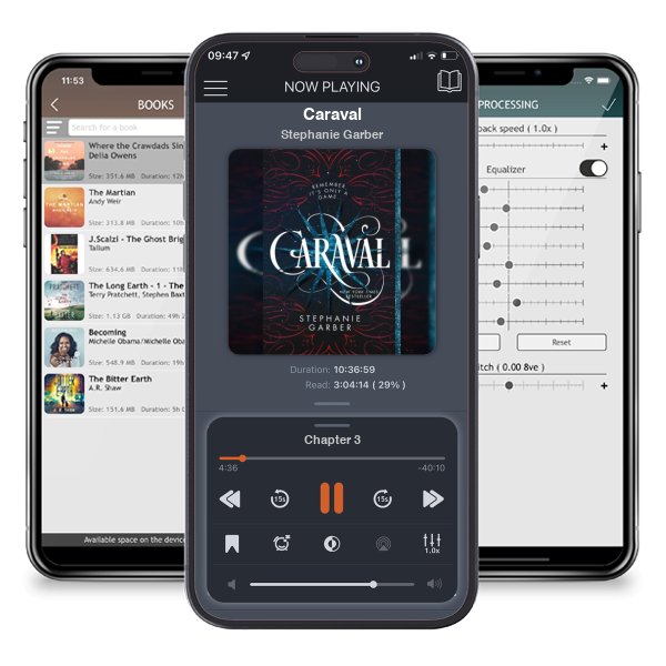 Download fo free audiobook Caraval by Stephanie Garber and listen anywhere on your iOS devices in the ListenBook app.