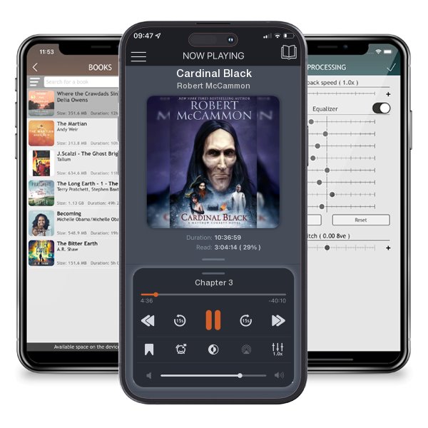 Download fo free audiobook Cardinal Black by Robert McCammon and listen anywhere on your iOS devices in the ListenBook app.