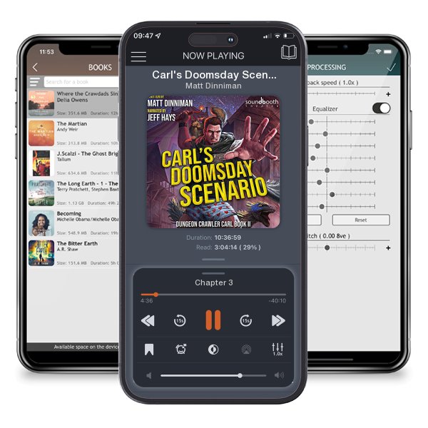 Download fo free audiobook Carl's Doomsday Scenario by Matt Dinniman and listen anywhere on your iOS devices in the ListenBook app.