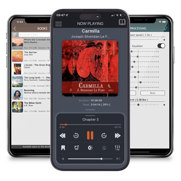 Download fo free audiobook Carmilla by Joseph Sheridan Le Fanu and listen anywhere on your iOS devices in the ListenBook app.