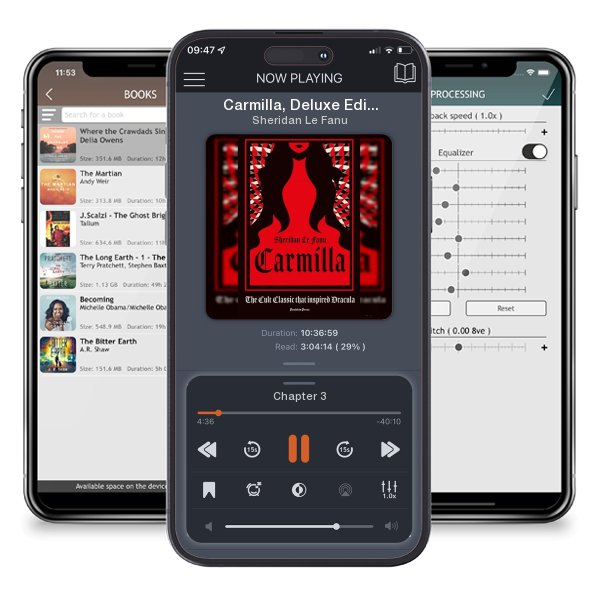 Download fo free audiobook Carmilla, Deluxe Edition: The Cult Classic That Inspired Dracula by Sheridan Le Fanu and listen anywhere on your iOS devices in the ListenBook app.