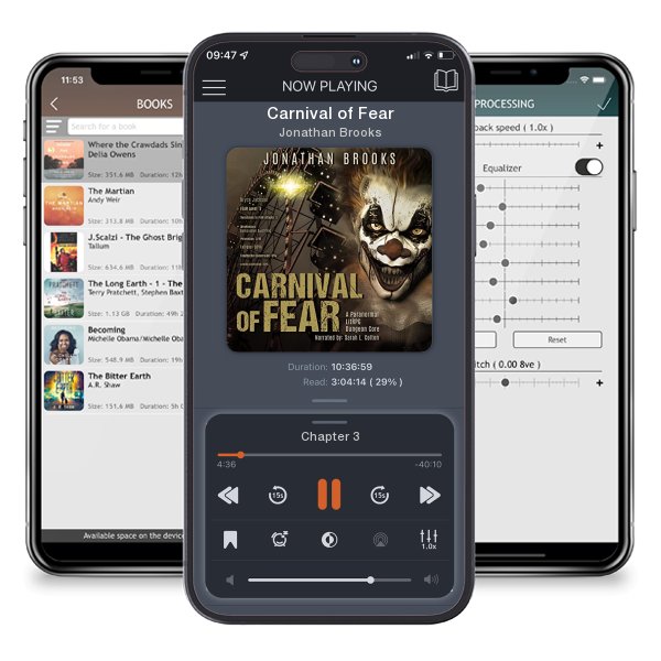 Download fo free audiobook Carnival of Fear by Jonathan Brooks and listen anywhere on your iOS devices in the ListenBook app.