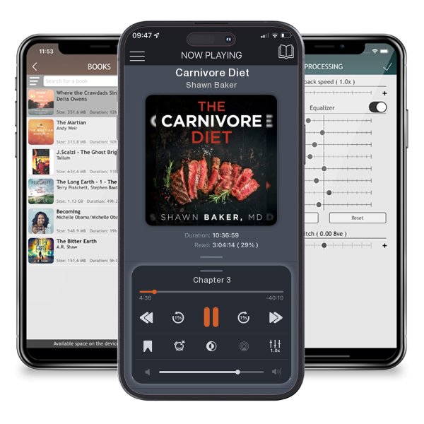 Download fo free audiobook Carnivore Diet by Shawn Baker and listen anywhere on your iOS devices in the ListenBook app.