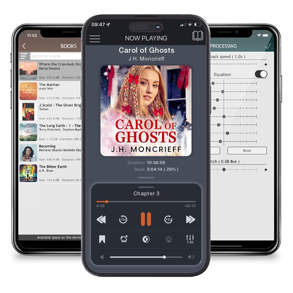 Download fo free audiobook Carol of Ghosts by J.H. Moncrieff and listen anywhere on your iOS devices in the ListenBook app.