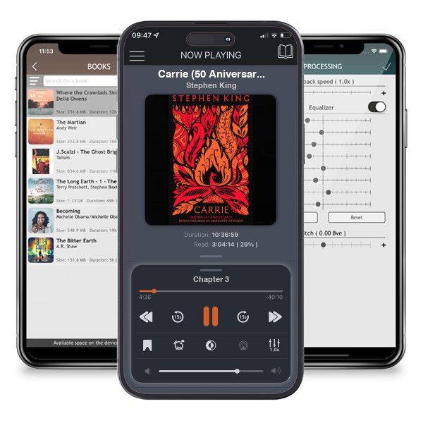 Descargar audiolibro gratis Carrie (50 Aniversario) / Carrie (50th Anniversary Edition) by Stephen King y escuchar en cualquier lugar en sus dispositivos iOS en la aplicación ListenBook.