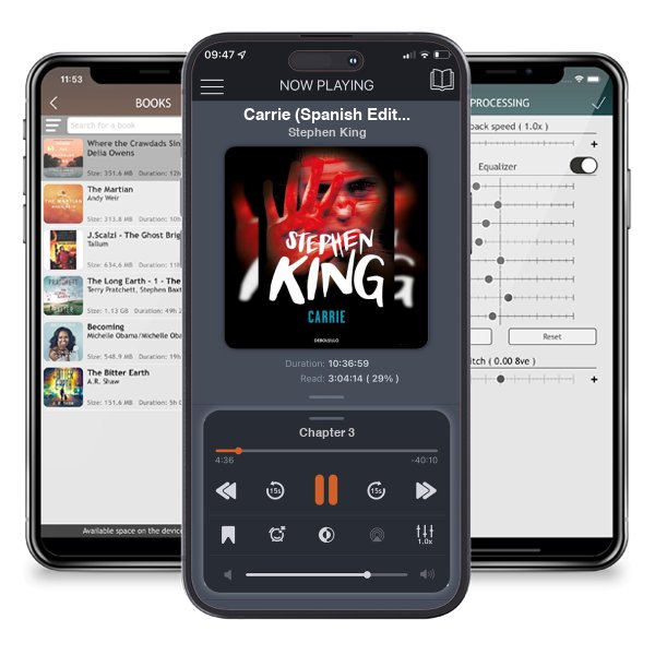 Download fo free audiobook Carrie (Spanish Edition) by Stephen King and listen anywhere on your iOS devices in the ListenBook app.