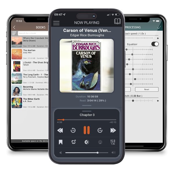 Download fo free audiobook Carson of Venus (Venus, #3) by Edgar Rice Burroughs and listen anywhere on your iOS devices in the ListenBook app.