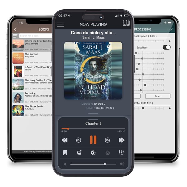 Descargar audiolibro gratis Casa de cielo y aliento (Ciudad Medialuna 2) / House of Sky and Breath by Sarah J. Maas y escuchar en cualquier lugar en sus dispositivos iOS en la aplicación ListenBook.