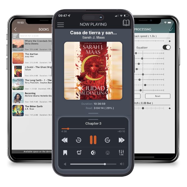 Descargar audiolibro gratis Casa de tierra y sangre (Ciudad Medialuna 1) / House of Earth and Blood by Sarah J. Maas y escuchar en cualquier lugar en sus dispositivos iOS en la aplicación ListenBook.