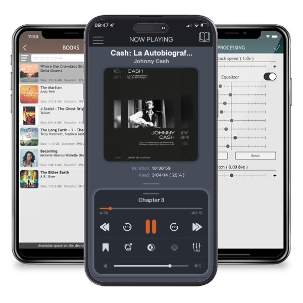 Download fo free audiobook Cash: La Autobiografía by Johnny Cash and listen anywhere on your iOS devices in the ListenBook app.