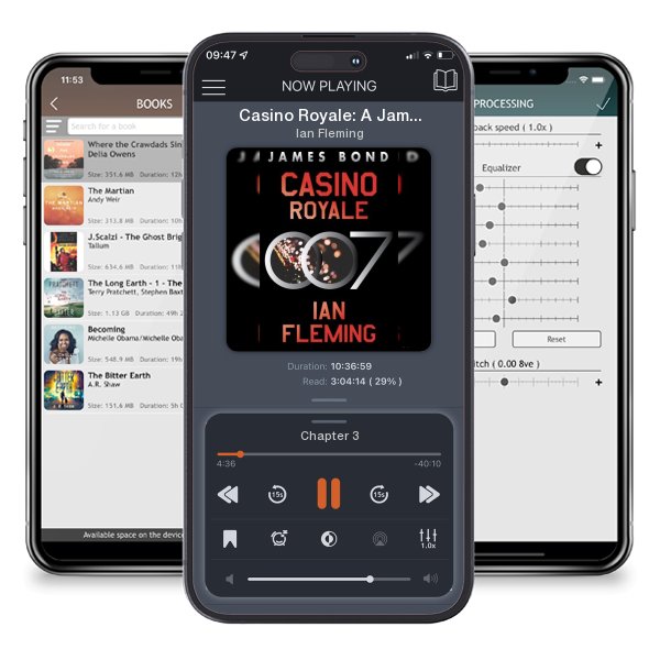 Download fo free audiobook Casino Royale: A James Bond Novel by Ian Fleming and listen anywhere on your iOS devices in the ListenBook app.