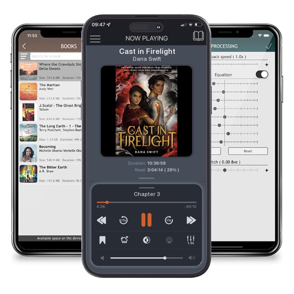 Download fo free audiobook Cast in Firelight by Dana Swift and listen anywhere on your iOS devices in the ListenBook app.
