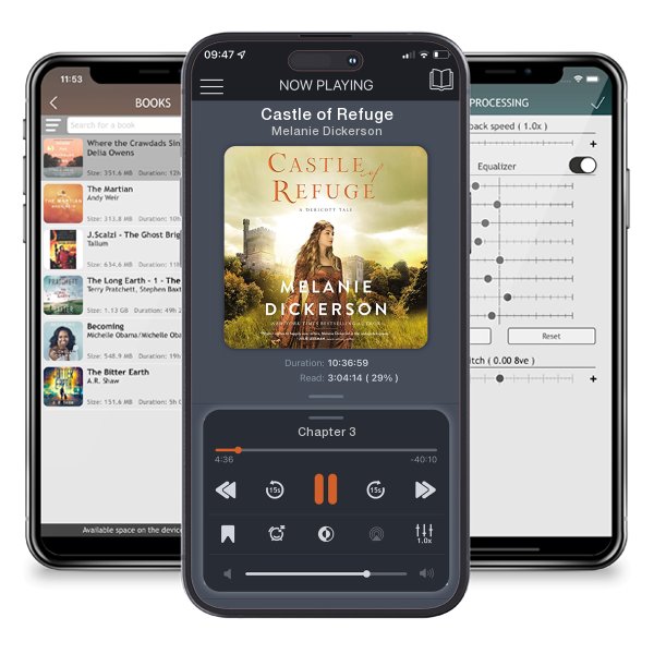 Download fo free audiobook Castle of Refuge by Melanie Dickerson and listen anywhere on your iOS devices in the ListenBook app.