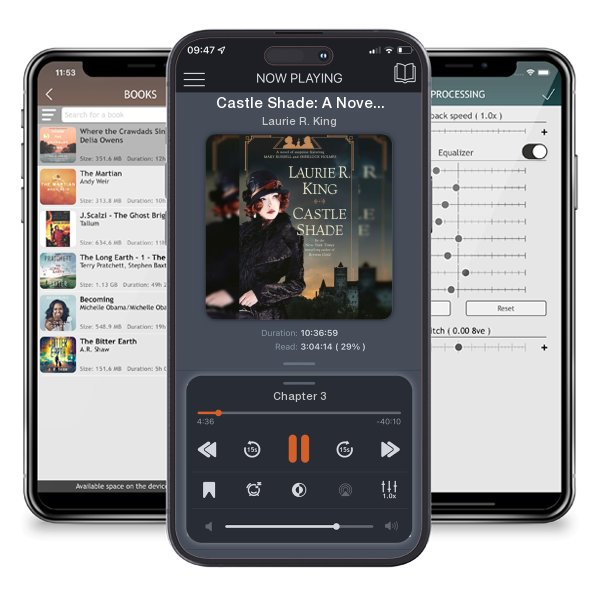 Download fo free audiobook Castle Shade: A Novel of Suspense Featuring Mary Russell and... by Laurie R. King and listen anywhere on your iOS devices in the ListenBook app.