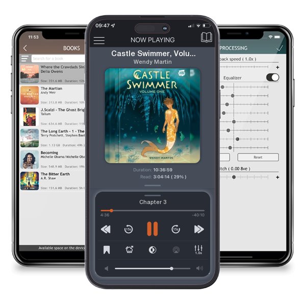 Download fo free audiobook Castle Swimmer, Volume 1 by Wendy Martin and listen anywhere on your iOS devices in the ListenBook app.