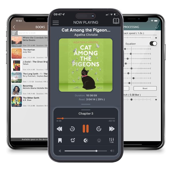 Download fo free audiobook Cat Among the Pigeons by Agatha Christie and listen anywhere on your iOS devices in the ListenBook app.