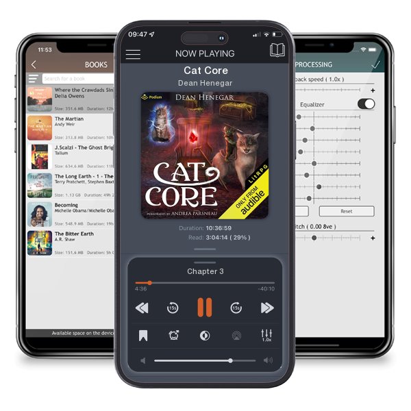 Download fo free audiobook Cat Core by Dean Henegar and listen anywhere on your iOS devices in the ListenBook app.