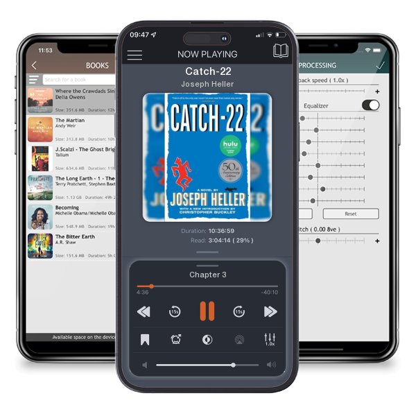 Download fo free audiobook Catch-22 by Joseph Heller and listen anywhere on your iOS devices in the ListenBook app.