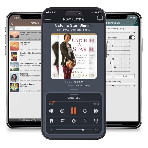 Download fo free audiobook Catch a Star: Shining Through Adversity to Become a Champion by Ken Petersen and Tamika Catchings and listen anywhere on your iOS devices in the ListenBook app.