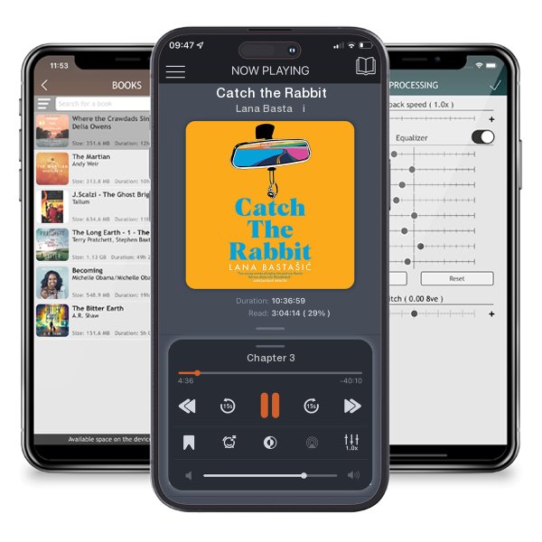 Download fo free audiobook Catch the Rabbit by Lana Bastašić and listen anywhere on your iOS devices in the ListenBook app.