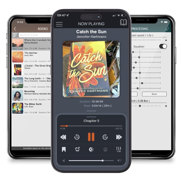 Download fo free audiobook Catch the Sun by Jennifer Hartmann and listen anywhere on your iOS devices in the ListenBook app.