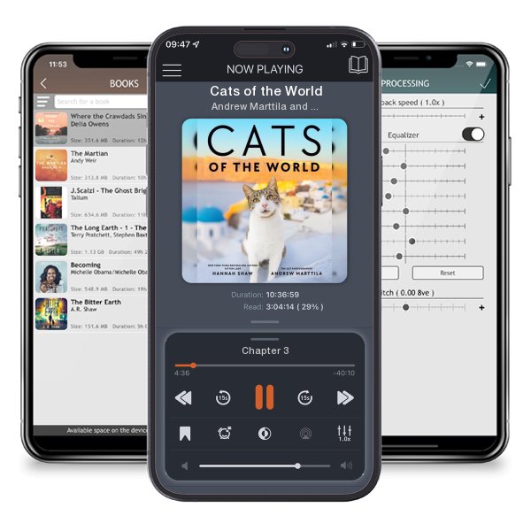 Download fo free audiobook Cats of the World by Andrew Marttila and Hannah Shaw and listen anywhere on your iOS devices in the ListenBook app.