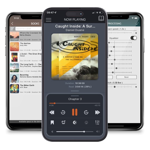 Download fo free audiobook Caught Inside: A Surfer's Year on the California Coast by Daniel Duane and listen anywhere on your iOS devices in the ListenBook app.