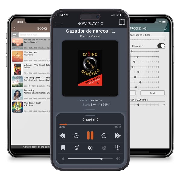 Download fo free audiobook Cazador de narcos II: Operación Tormenta en el Infierno by Derzu Kazak and listen anywhere on your iOS devices in the ListenBook app.