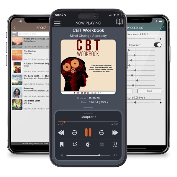 Download fo free audiobook CBT Workbook by Mind Change Academy and listen anywhere on your iOS devices in the ListenBook app.