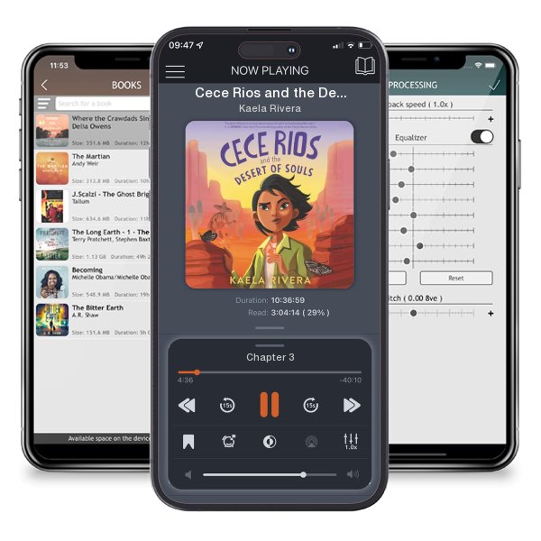Download fo free audiobook Cece Rios and the Desert of Souls by Kaela Rivera and listen anywhere on your iOS devices in the ListenBook app.