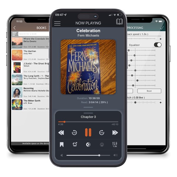 Download fo free audiobook Celebration by Fern Michaels and listen anywhere on your iOS devices in the ListenBook app.