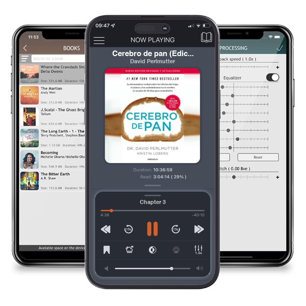 Descargar audiolibro gratis Cerebro de pan (Edición actualizada) / Grain Brain: The Surprising Truth About Wheat, Carbs, and Sugar by David Perlmutter y escuchar en cualquier lugar en sus dispositivos iOS en la aplicación ListenBook.