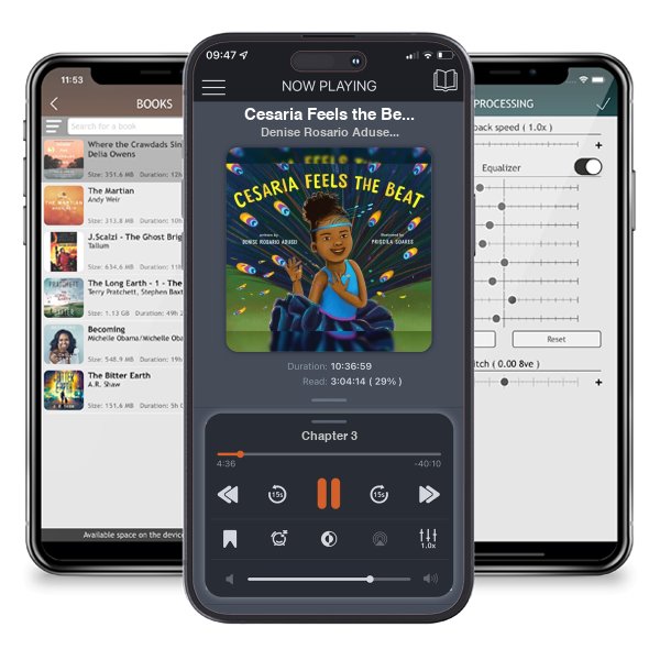 Download fo free audiobook Cesaria Feels the Beat by Denise Rosario Adusei and Priscila Soares and listen anywhere on your iOS devices in the ListenBook app.