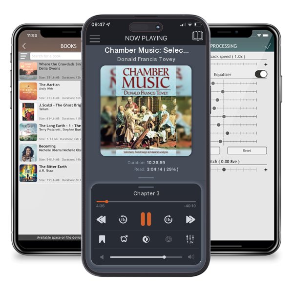 Download fo free audiobook Chamber Music: Selections from Essays in Musical Analysis by Donald Francis Tovey and listen anywhere on your iOS devices in the ListenBook app.