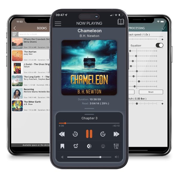 Download fo free audiobook Chameleon by B.H. Newton and listen anywhere on your iOS devices in the ListenBook app.