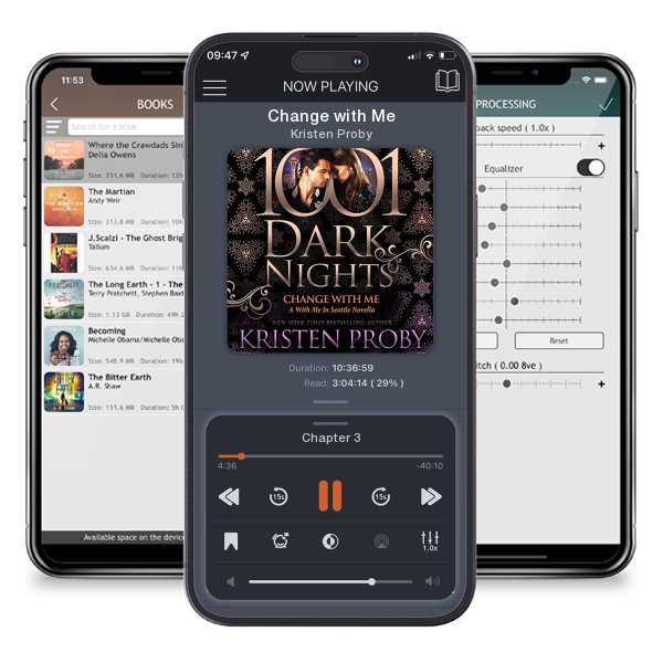 Download fo free audiobook Change with Me by Kristen Proby and listen anywhere on your iOS devices in the ListenBook app.