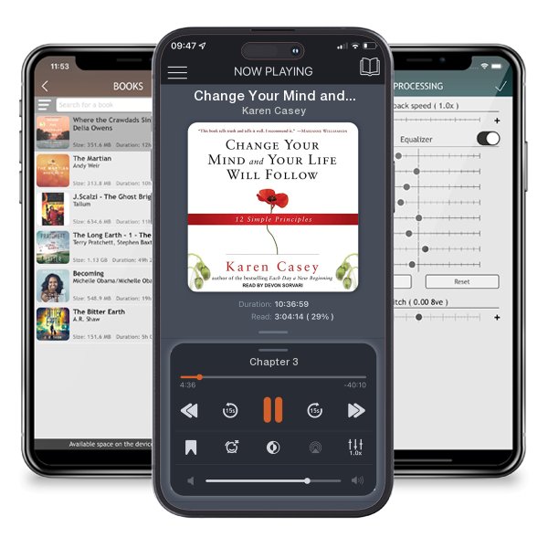 Download fo free audiobook Change Your Mind and Your Life Will Follow by Karen Casey and listen anywhere on your iOS devices in the ListenBook app.