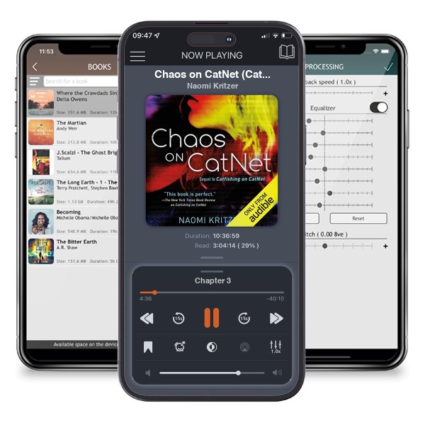 Download fo free audiobook Chaos on CatNet (CatNet #2) by Naomi Kritzer and listen anywhere on your iOS devices in the ListenBook app.