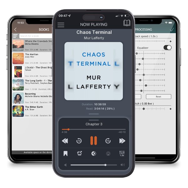 Download fo free audiobook Chaos Terminal by Mur Lafferty and listen anywhere on your iOS devices in the ListenBook app.