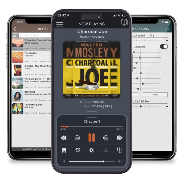 Download fo free audiobook Charcoal Joe by Walter Mosley and listen anywhere on your iOS devices in the ListenBook app.