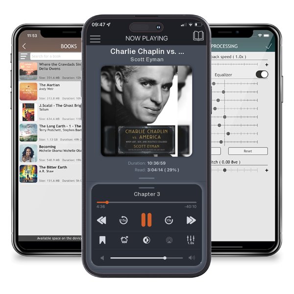 Download fo free audiobook Charlie Chaplin vs. America by Scott Eyman and listen anywhere on your iOS devices in the ListenBook app.