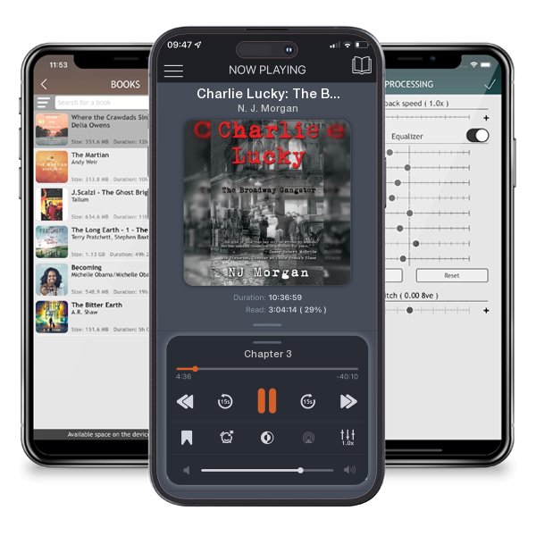 Download fo free audiobook Charlie Lucky: The Broadway Gangster by N. J. Morgan and listen anywhere on your iOS devices in the ListenBook app.