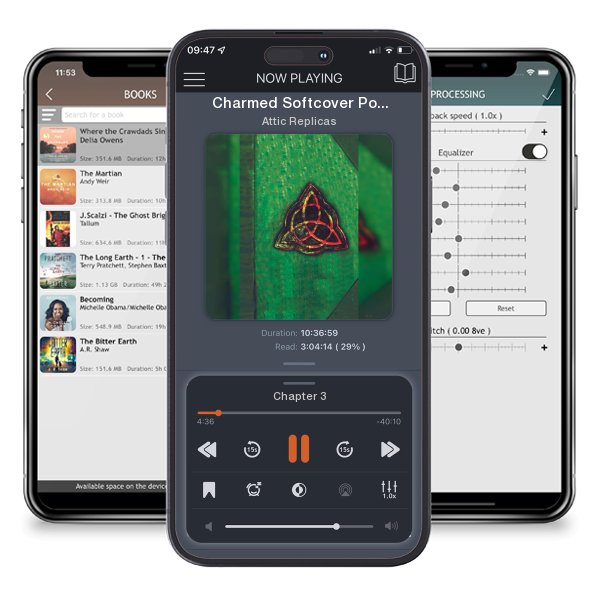 Download fo free audiobook Charmed Softcover Pocket Book of Shadows: Compact Grimoire by Attic Replicas and listen anywhere on your iOS devices in the ListenBook app.