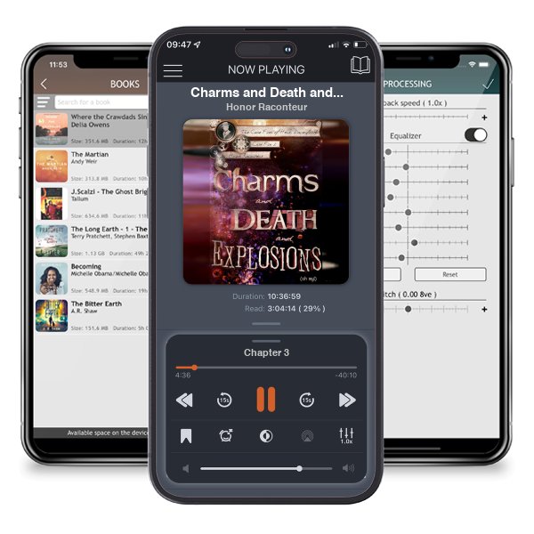 Download fo free audiobook Charms and Death and Explosions (oh my!) (The Case Files of Henri Davenforth Book 2) by Honor Raconteur and listen anywhere on your iOS devices in the ListenBook app.
