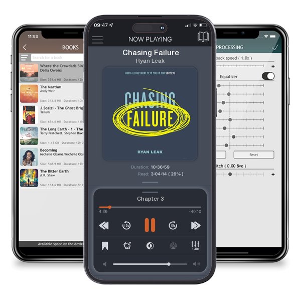 Download fo free audiobook Chasing Failure by Ryan Leak and listen anywhere on your iOS devices in the ListenBook app.